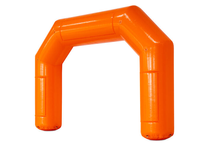 Oranger aufblasbarer Werbebogen 6x4 Meter – auffälliger Start- oder Zielbogen für Sportveranstaltungen. Jetzt direkt bestellen bei JB-Inflatables!