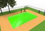 Buy standard inflatable airmountain in green for children. Order inflatable airmountains now online at JB Inflatables UK