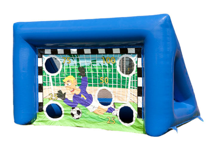 But de football gonflable à vendre avec des meurtrières pour plus de défi pendant le match
