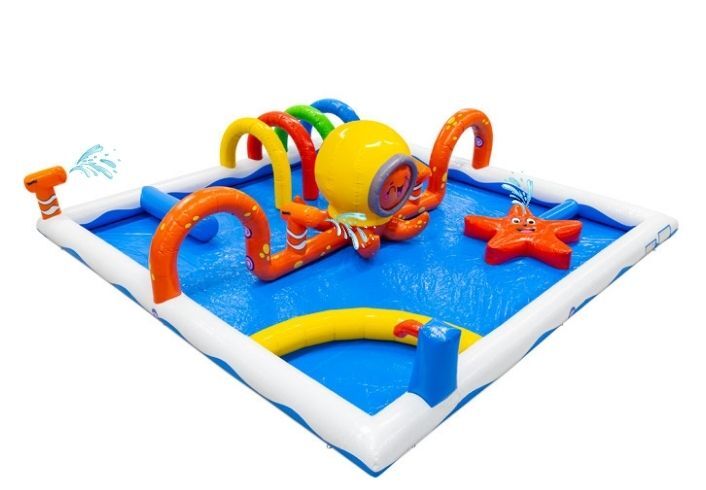 Großer aufblasbarer Wasserspielpark Spraypark im Seaworld-Oktopus-Thema