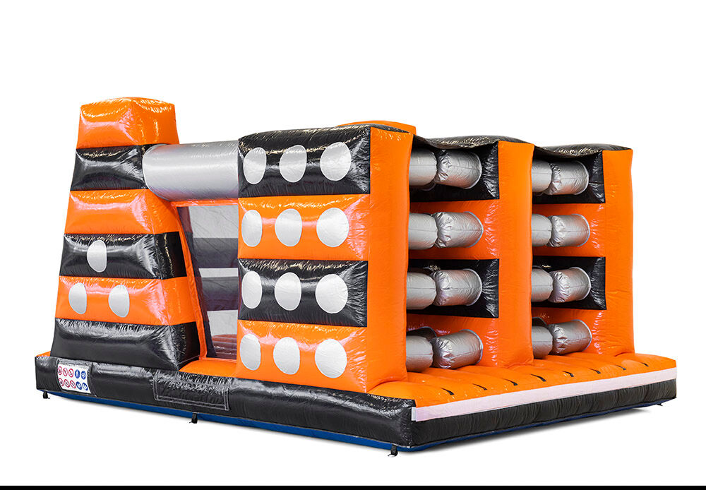 Commandez le parcours du combattant gonflable Mega Gate Dodger de 40 pièces pour les enfants. Achetez des parcours d'obstacles gonflables en ligne maintenant chez JB Gonflables France