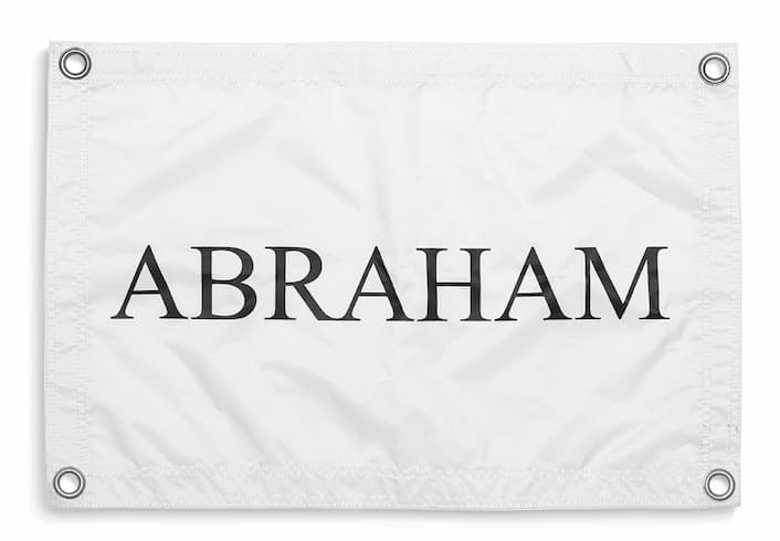 Banner voor Abraham 50 vijftig jaar jubileum feest kopen