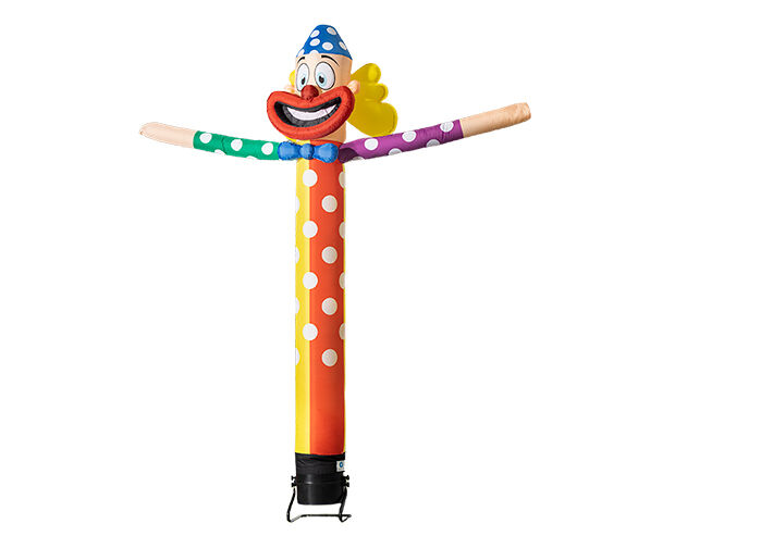 Bestel een 5m skydancer party clown met feest hoed online bij JB Inflatables Nederland. Standaard opblaasbare skydancers & skytubes worden snel geleverd