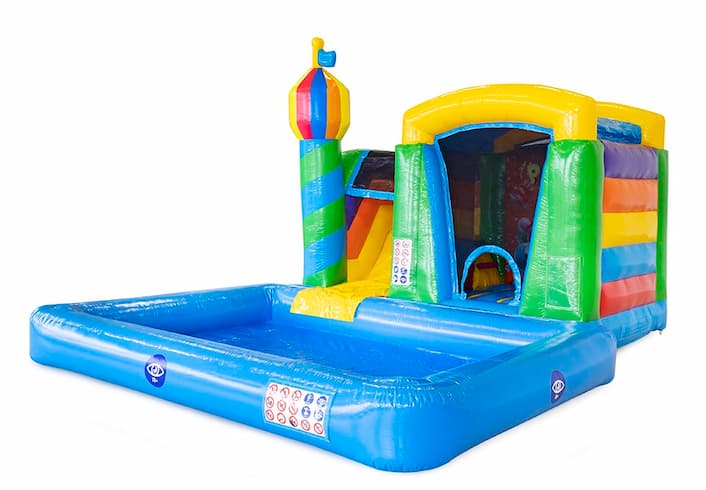 Acquista mini castello gonfiabile scivolo acquatico con piscina in una festa a tema per bambini su JB Gonfiabili Italia. Ordina saltarelli gonfiabili acquatici online su JB Gonfiabili Italia