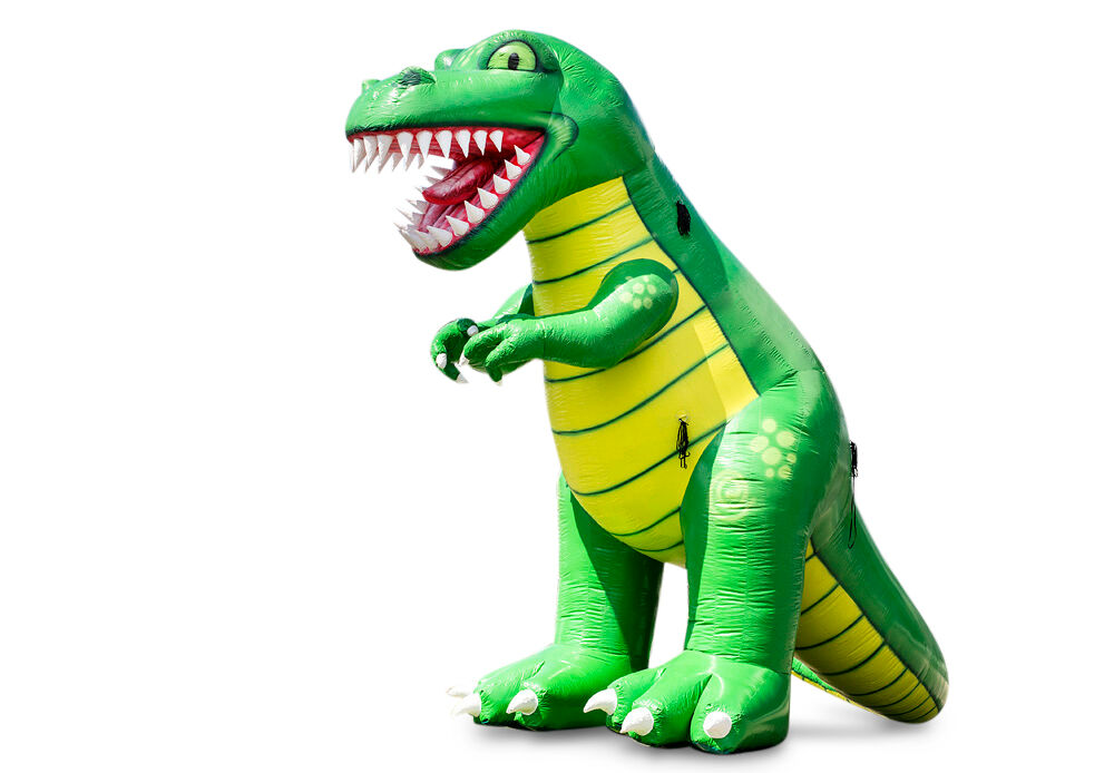 Kaufen sie einen 6 meter hohen aufblasbaren dinosaurier für kinder. Bestellen sie hüpfburgen jetzt online bei JB-Hüpfburgen Deutschland