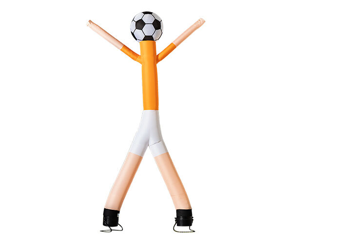 Ordene el skyman con 2 patas y bola 3d de 6 m de altura en naranja online ahora en JB Hinchables España. Compre tubos hinchables estándar para eventos deportivos
