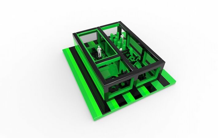 Buy Rectangle  Obstacle Ball Pit XL Component at JB Inflatables America. Order now online at JB Inflatable America