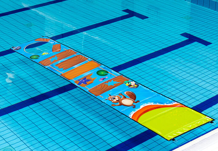 Survivalmat voor in het water waar kinderen overheen kunnen lopen te koop
