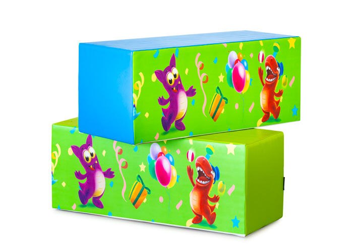 Softplay triple playblock w motywie Party na sprzedaż w JB Dmuchańce Polska. Zamów teraz imprezę triple playblock Softplay online w JB Dmuchańce Polska