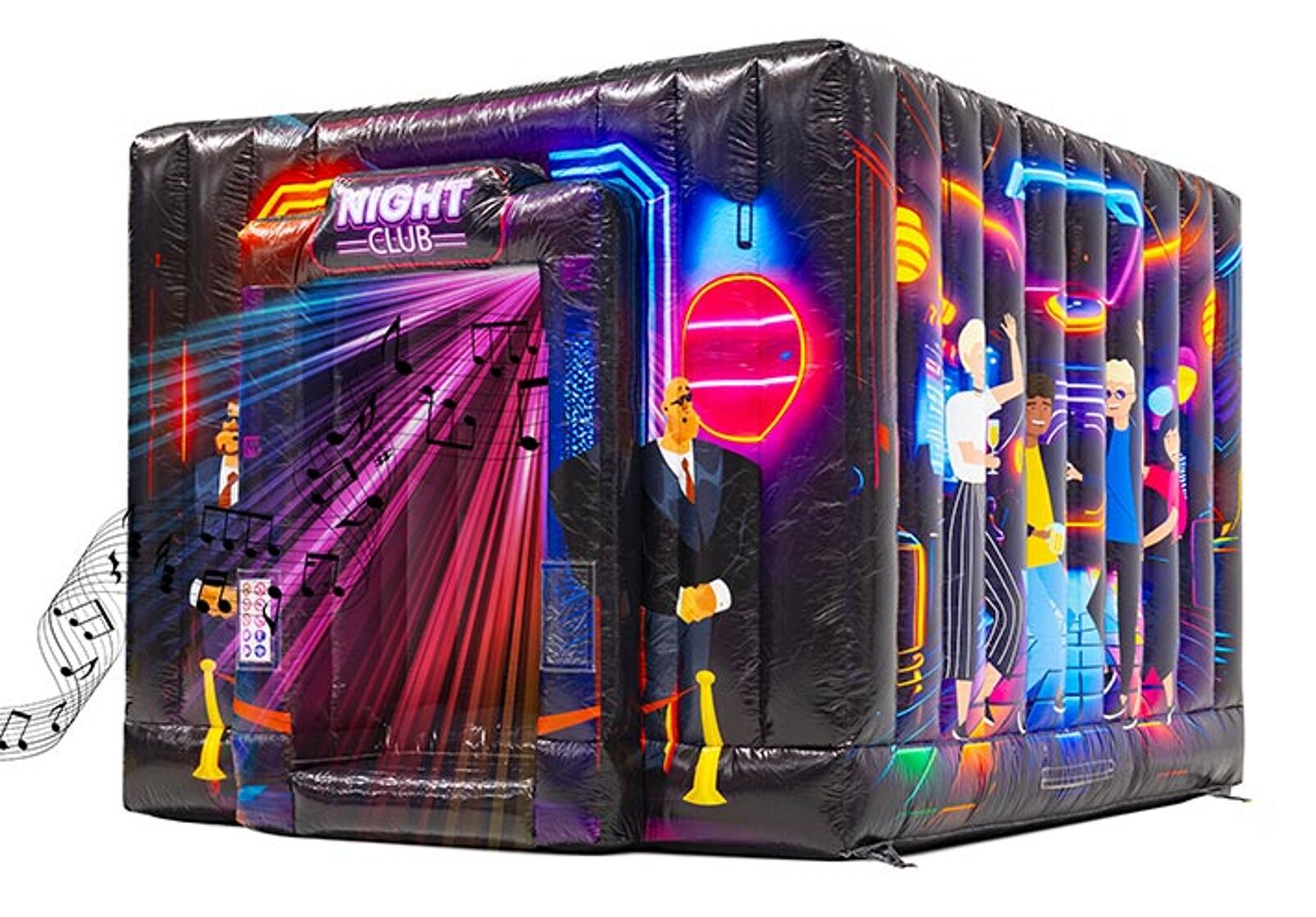 Product afbeelding Disco Security 4,5m Bouncy Castle