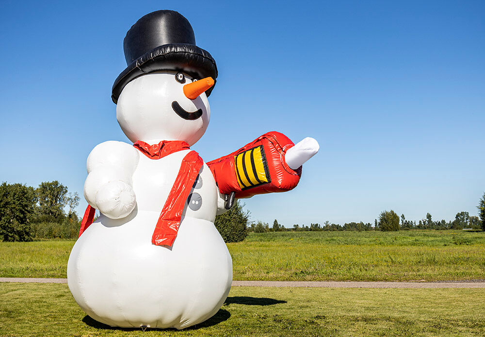Bubble special snowman