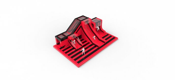 Buy Multiple Slides XL Component at JB Inflatables America. Order now online at JB Inflatable America