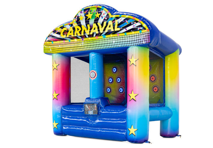  Carnival game with a colourful inflatable design