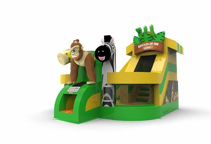 springkussen funcity jungle thema voor kinderen bestellen