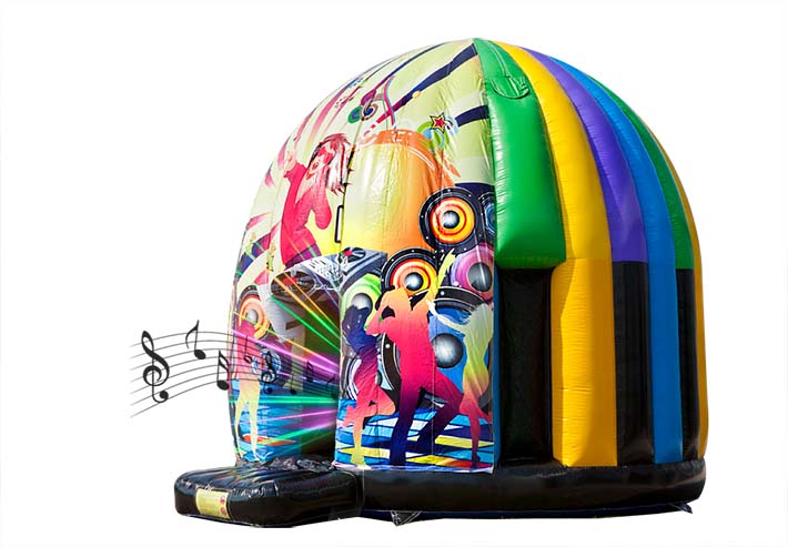 Order inflatable disco bouncy castle 5.5 meters in multiple themes for children