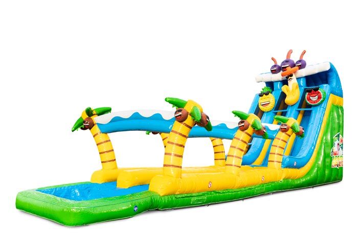 Kaufen Sie aufblasbare Karibik Drop and Slide Wasserrutsche für Kinder. Bestellen sie aufblasbare rutschen jetzt online bei JB-Hüpfburgen Deutschland