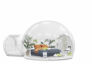 Kaufen Sie aufblasbare Traglufthalle transparent 4 Meter mit transparentem Tunnel bei Jb inflatables
