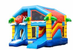 Hüpfburg Multiplay Clownfisch mit Dach