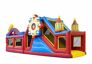 Buy a 13.5 meter long modular rollercoaster obstacle course with appropriate 3D objects for children. Order inflatable obstacle courses now online at JB Inflatables UK