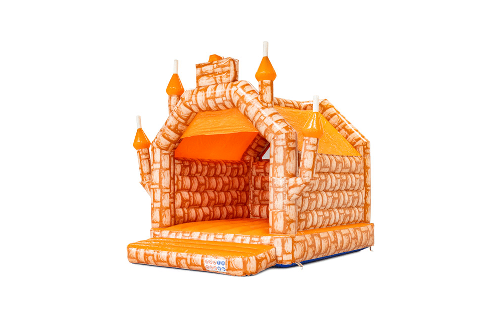 Product afbeelding Castillo Ladrillo Naranja Castillo Hinchable
