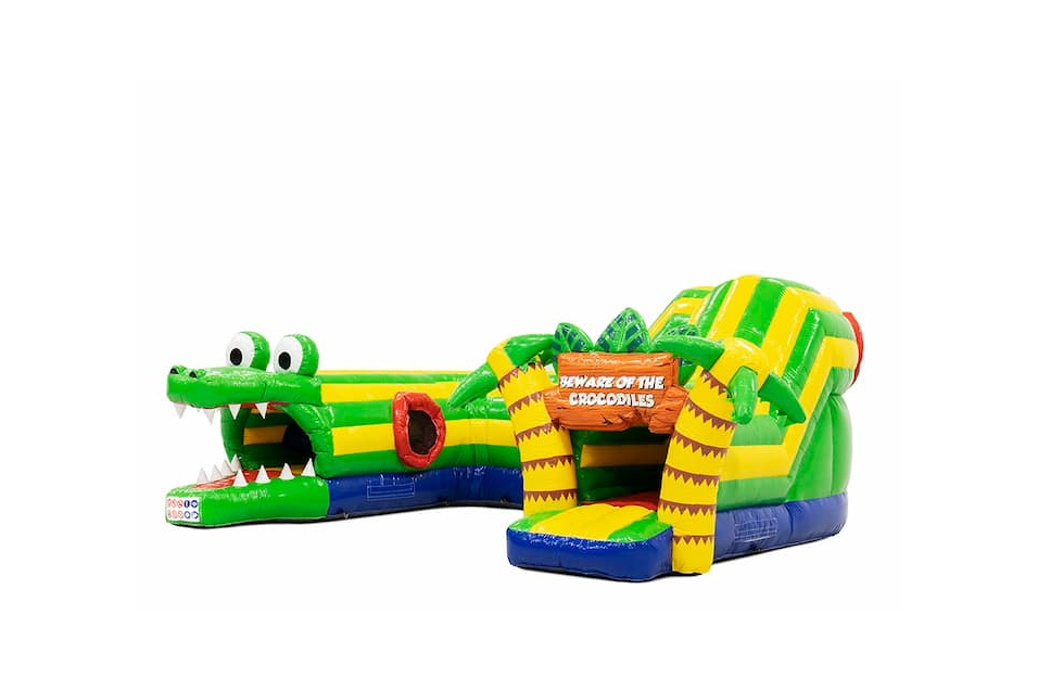 Product afbeelding Túnel Cocodrilo Castillo Hinchable