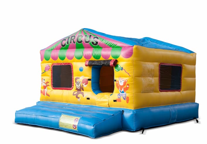 Compre castillo inflable para juegos de interior con tema de circo para niños. Ordene castillos inflables en línea en JB Hinchables España