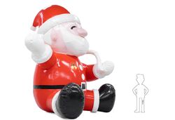 Santa Clause with presents sitting