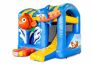 Buy a small indoor inflatable bouncy castle in the theme Seaworld Nemo with slide for children. Order inflatable bouncy castles online at JB Inflatables UK