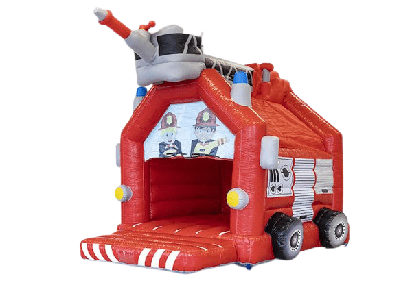 Opblaasbaar springkussen in brandweer thema kopen voor kinderen