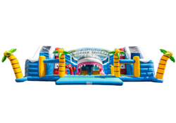 Slideworld 15m Seaworld Springkussen