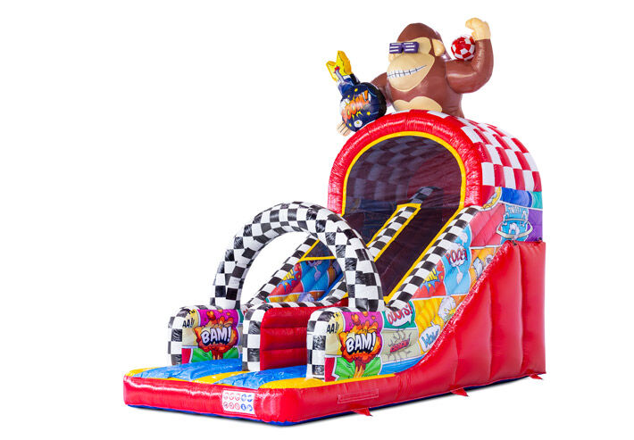 Comic theme Comic Slide air cushion slide, order today at JB Inflatables