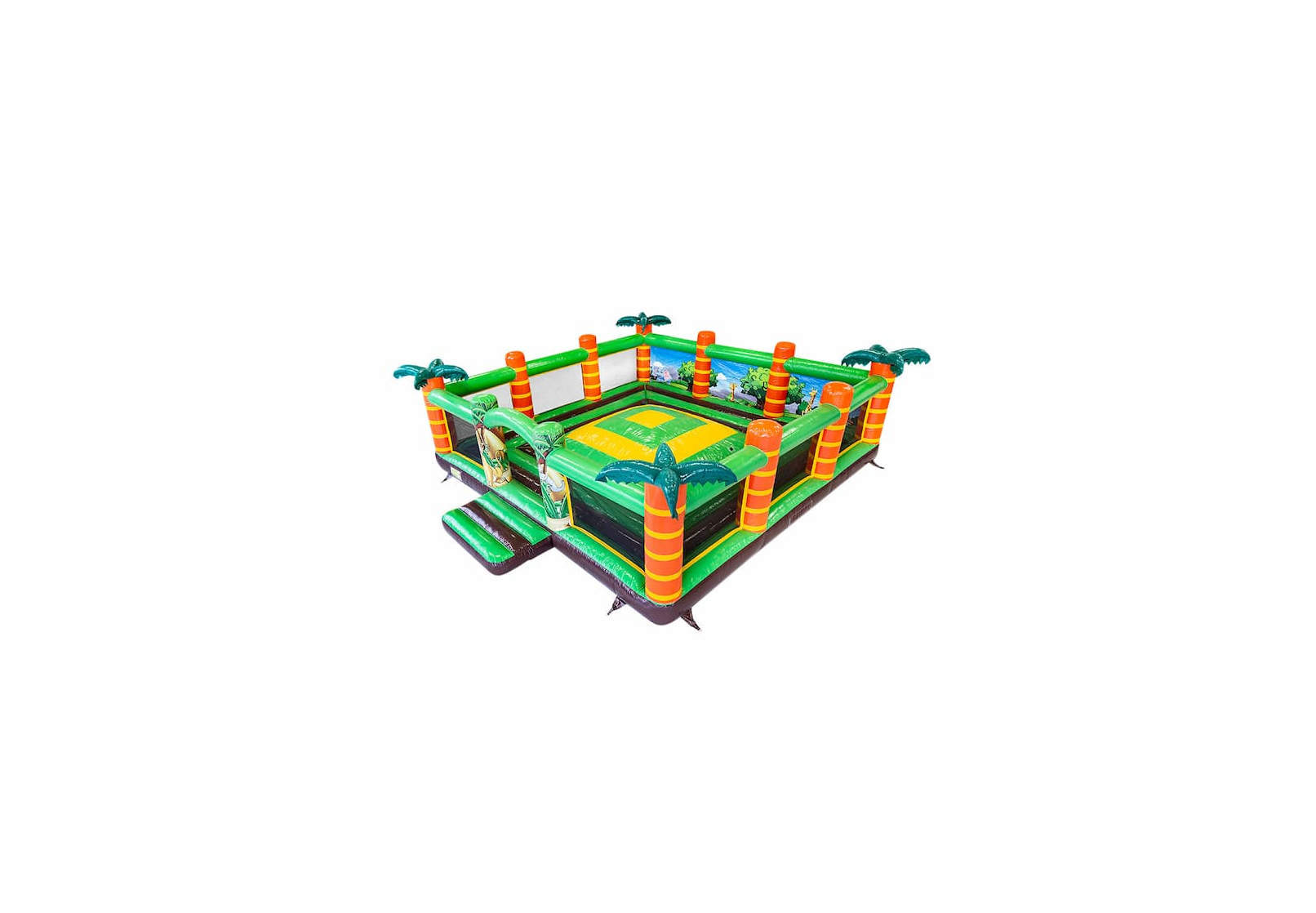 Product afbeelding Airmountain with walls Jungle Bounce House