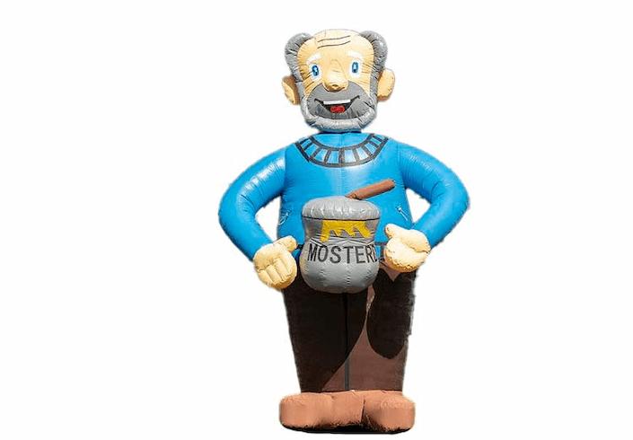 Opblaasbare abraham mosterd kopen voor verjaardag als blikvanger