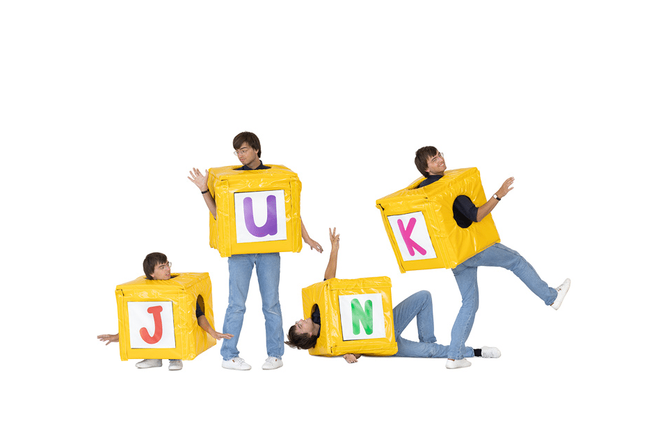 Product afbeelding Fatos de letras amarelas (conjunto de 4)