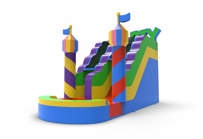 Order unique inflatable waterslide S15 in theme party for both young and old. Buy inflatable reclame waterslides online at JB Inflatables America  