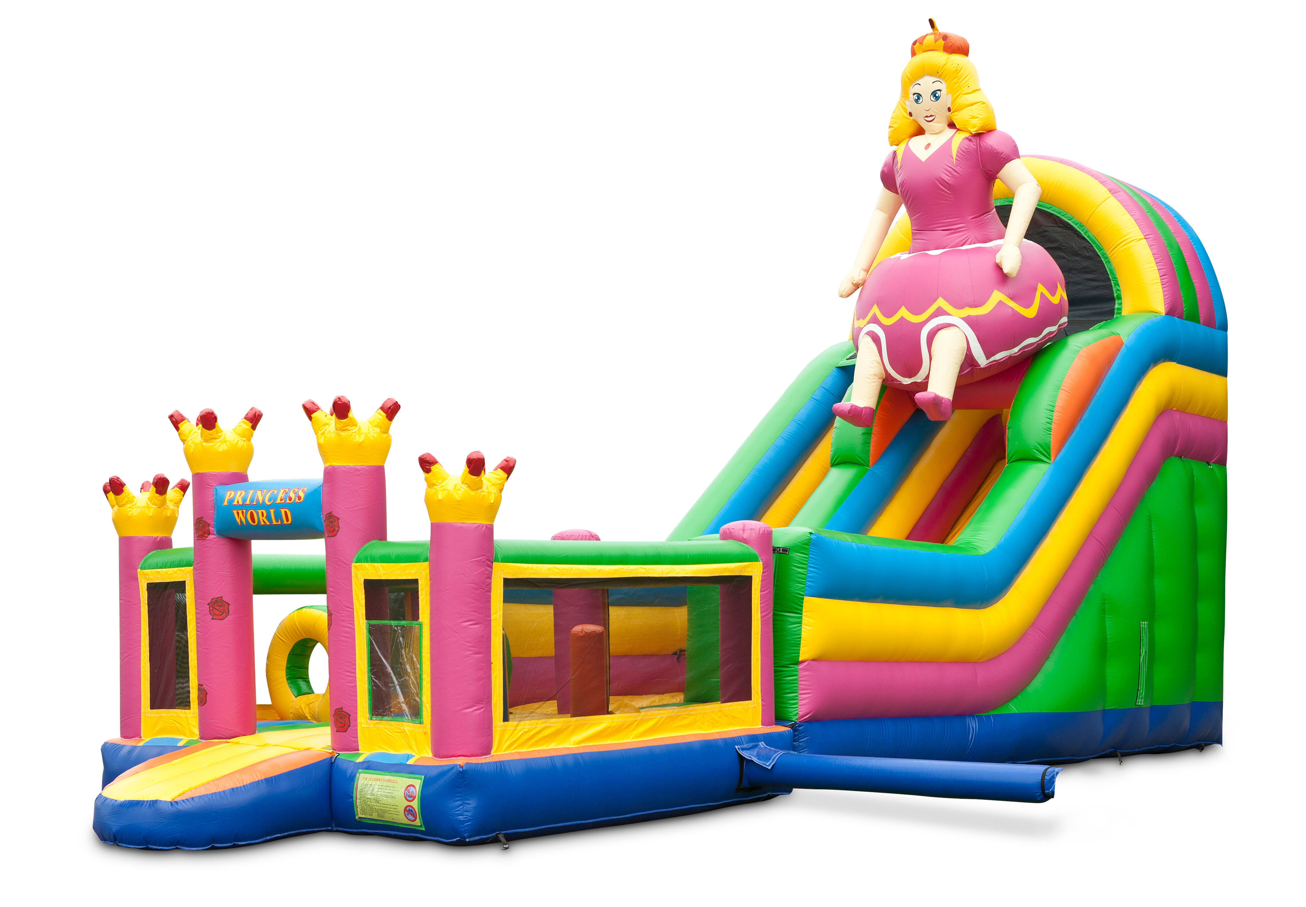 Opblaasbare Glijbaan Prinses 4 in 1