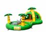 Compre un divertido castillo inflable semiabierto con el tema de la jungla de la zona de juegos para niños. Ordene castillos inflables en línea en JB Hinchables España