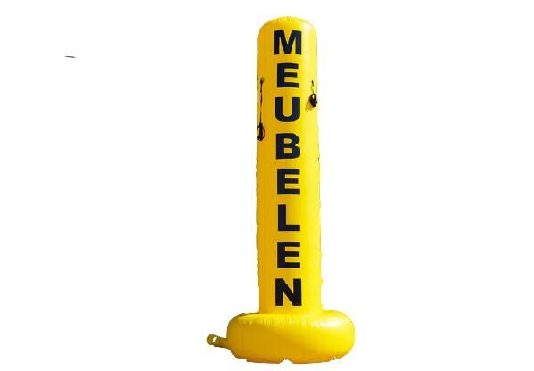 Pilaar meubelstunter op maar gemaakt opblaasbaar
