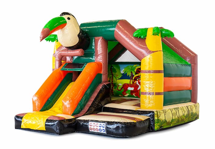 Compre castillo hinchable de interior slide combo con tobogán en amazona temático para niños. Ordene castillos hinchables en línea en JB Hinchables España