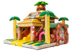 Xtreme U-Obstacle Course Flamingo Bounce House