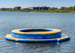 Trampolín acuático Redondo