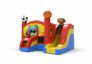 Order unique inflatable rightside slide dropslide combo 13ft bouncy castle in sports theme for both young and old. Buy inflatable bouncy castles online at JB Inflatables America