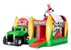 Multiplay Tractor Castillo hinchable