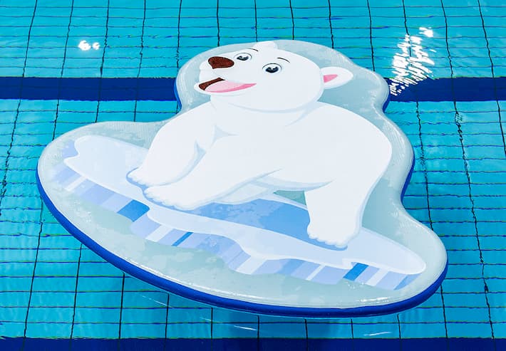 drijfmat ijsbeer kopen voor kinderen in het zwembad