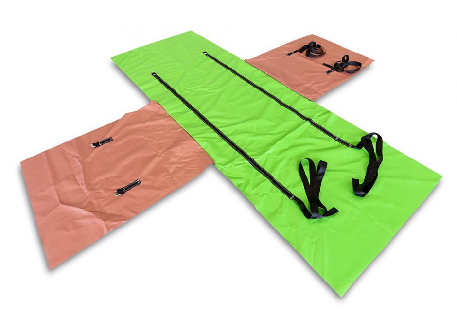 Kruiskleed Transportzak kopen voor vervoer verpakken opblaasbaar springkasteel