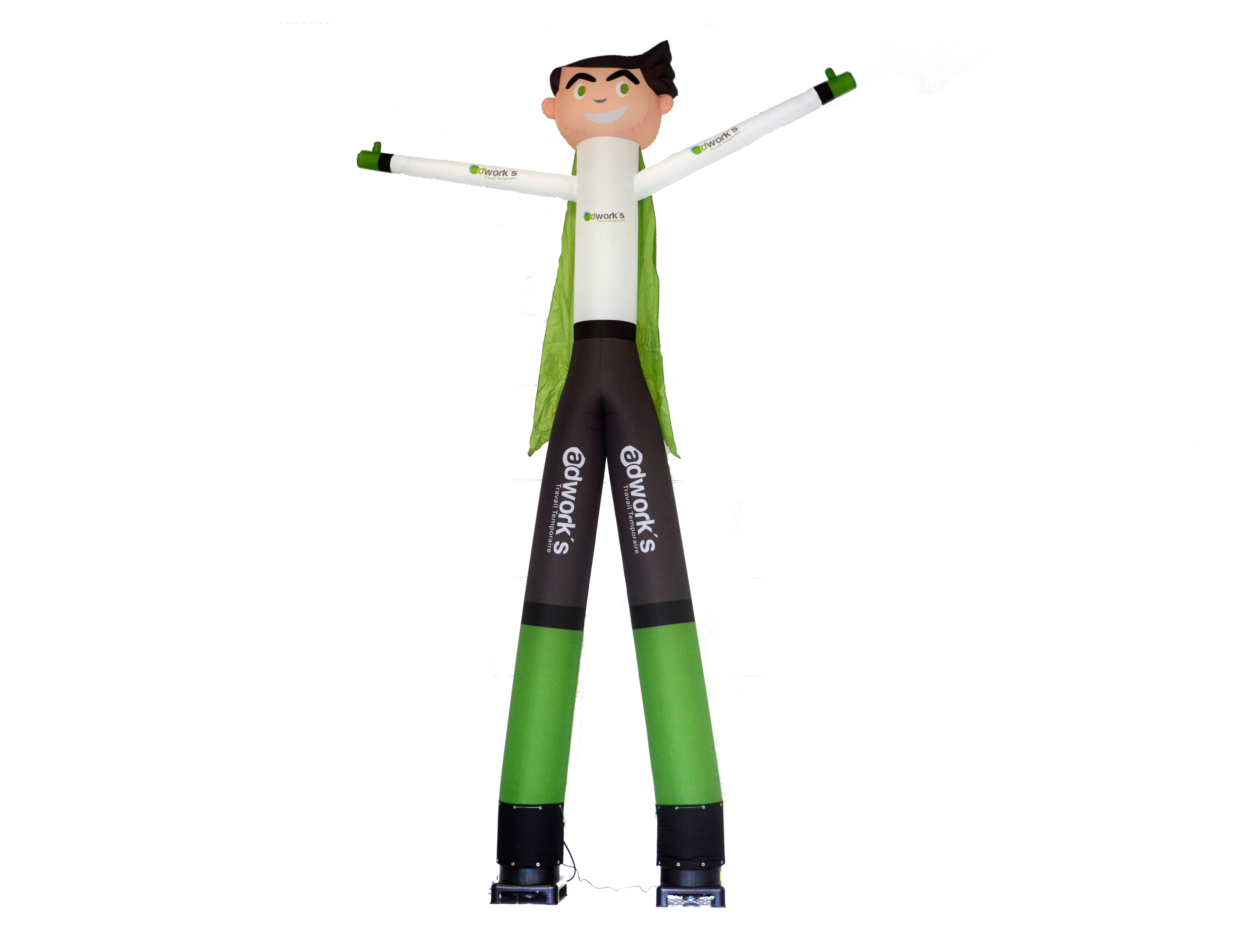 Personalizzazione Gli skyman skydancer e gli skytube di Adworks sono perfetti per vari eventi. Ordina pupazzi gonfiabili su misura su JB Gonfiabili Italia