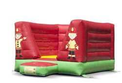 Mini Open Fire Department Bounce House