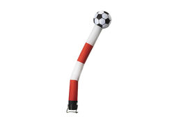 Skytube 6m Soccer vermelho / branco