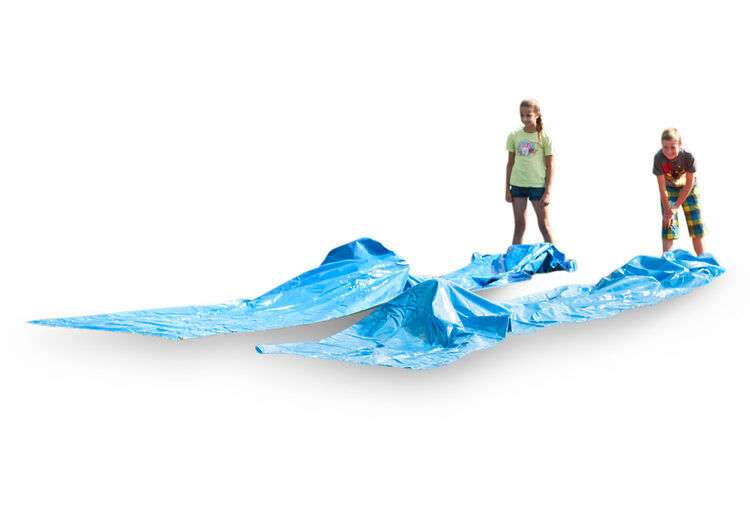 Encomende o túnel azul para idosos e jovens. Compre itens infláveis online na JB Insuflaveis Portugal