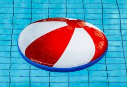 Drijfmat Strandbal Rood